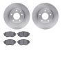 Dynamic Friction 6502-80257 Rotor Kit