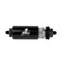 AEROMOTIVE AFS12349 6an Inline Fuel Filter 100 Micron 2in OD Black