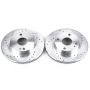 PowerStop JBR543XPR PowerStop Evolution Performance Drilled, Slotted & Plated Brake Rotor Pair