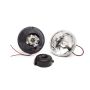 RACING POWER CO-PACKAGED RPCR7400 5.75in Headlight w/H4 Bulb and Turn Signal