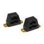 Prothane Universal Bump Stop 4 Multi-Mount - Black