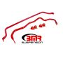 BMR 16-17 6th Gen Camaro Front & Rear Sway Bar Kit w/ Bushings - Red