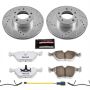 PowerStop K7331-26 Z26 Street Performance Ceramic Brake Pad and Drilled & Slotted Rotor Kit