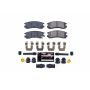 PowerStop Z23-508 PowerStop - Z23 Daily Driver Carbon-Fiber Ceramic Brake Pads with Hardware Kit