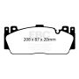EBC Brakes DP52148NDX Bluestuff NDX Full Race Brake Pads