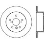 StopTech Cryo Slotted Sport Brake Rotor - Left