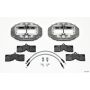 Wilwood 140-11857 D8-6 Front Caliper Kit Clear Corvette C2 / C3 65-82