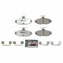 PowerStop Z26-347 PowerStop - Z26 Performance Carbon-Fiber Ceramic Brake Pads with Hardware Kit