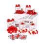 Rugged Ridge Polyurethane Bushing Kit Red 76-79 CJ5 & CJ7