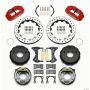 Wilwood 140-13665-DR Narrow Superlite 4R Rear P-Brk Kit 12.88in Drilled Red Big Ford 2.38in Off Bronco 5 x 5.50