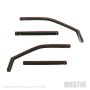 Westin 2018-2019 Ford Expedition Wade In-Channel Wind Deflector 4pc - Smoke