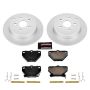 PowerStop CRK2318 Genuine Geomet Coated Rotor and Low-Dust Ceramic Brake Pad Kit