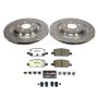PowerStop K8874-26 Z26 Street Performance Ceramic Brake Pad and Drilled & Slotted Rotor Kit