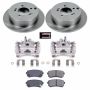 PowerStop KCOE5394 OE Stock Replacement Low-Dust Ceramic Brake Pad, Rotor and Caliper Kit