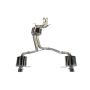 AWE Tuning 3020-33022 Audi 8R Q5 3.2L Non-Resonated Exhaust System (Downpipe-Back) - Diamond Black Tips