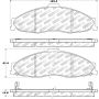 Stoptech 305.07490 Street Select Brake Pads - Rear