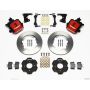 Wilwood 140-10210-R Combination Parking Brake Rear Kit 11.00in Red Civic / Integra Drum 2.71 Hub Offset