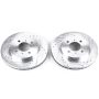 PowerStop JBR779XPR PowerStop Evolution Performance Drilled, Slotted & Plated Brake Rotor Pair