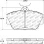 Stoptech 308.05980 Street Touring Brake Pads