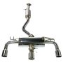 Remark RK-C3076T-05S Catback Exhaust, Toyota GR Corolla, Elite Spec Stainless Center Cover