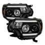 SPYDER 5081711 Projector Headlights - Light Bar DRL - Black