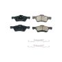 PowerStop 17-1047B PowerStop - Z17 Low-Dust Ceramic Brake Pads with Hardware