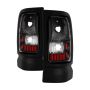 SPYDER 5012753 Xtune Dodge Ram 1500/2500/3500 94-01 Euro Style Tail Lights Black ALT-ON-DRAM94-BK
