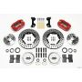 Wilwood 140-13345-DR Dynapro Dust-Boot Front Kit 11.00in Drilled-Red WWE ProSpindle