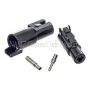 NAMZ HDD-XL-KIT Deutsch HD Series 1-Position Male & Female Connectors w/Solid Terminals (HD 72180-94/72181-94)