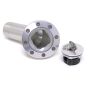 Ridetech 81000034 Billet aluminum gas cap, universal fit, locking, anodized Silver.