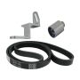 Torque Solution Reversed Intake Manifold Alternator Relocation Bracket Kit (Silver) 02-14 Subaru WRX