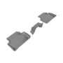 3D MAXpider 2017-2019 Audi A4/S4/A5 Sportback/S5 Sportback Kagu 2nd Row Floormats - Gray
