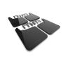 Rally Armor MF100-UR-BLK-MBK Black Mud Flap/Metallic Black Logo