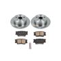 PowerStop KOE6520 OE Stock Replacement Low-Dust Ceramic Brake Pad and Rotor Kit