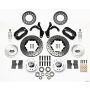 Wilwood 140-11491-D Forged Dynalite Front Kit 11.00in Drilled 55-57 Chevy