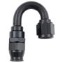 FRAGOLA FRG681806-BL Hose Fitting #6 180 Deg PTFE Black