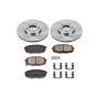 PowerStop KOE5837 OE Stock Replacement Low-Dust Ceramic Brake Pad and Rotor Kit