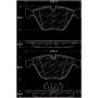 StopTech Street Select Brake Pads - Front 07-13 BMW 328i