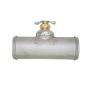 Moroso 63731 Radiator Hose Bleed/Drain - 3/8in Petcock - 1-1/2in to 1-1/2in Hose - Cast Aluminum