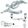 BBK 19503 09-24 Ram 1500 Hemi 5.7L 1-3/4 Long Tube Headers w/High Flow Catted Y-Pipe (Silver Ceramic)