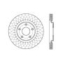 Stoptech 128.67074L 12-20 Dodge Grand Caravan Sport Drilled Left Front Rotor