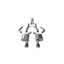 CORSA Performance 14996BLK Corsa 2015-2023 Dodge Charger SRT/Scat Pack/R/T 6.4L Black Xtreme Cat-Back Exhaust