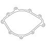 Cometic Gasket C15095 Cometic Ford 302/351 Windsor.031in Fiber Water Pump Gasket - Water Pump To Plate - 1979-85