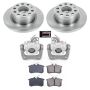 PowerStop KCOE5671 OE Stock Replacement Low-Dust Ceramic Brake Pad, Rotor and Caliper Kit