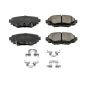 PowerStop 17-1729 PowerStop - Z17 Low-Dust Ceramic Brake Pads with Hardware