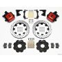 Wilwood 140-10211-DR Combination Parking Brake Rear Kit 12.19in Drilled Red Civic / Integra Drum 2.71 Hub Offset