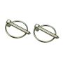 Moroso 39006 Replacement Hood Pins Clip - 1/4in Dia.