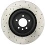 Stoptech 127.22011R Slotted & Drilled Sport Brake Rotor