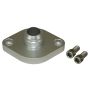 Moroso 63473 Chevrolet Big Block/Small Block Water Outlet Filler Neck -16An w/O-Ring - Aluminum