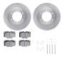 Dynamic Friction 6512-76563 Rotor Kit